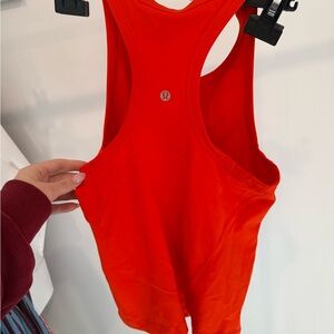 lululemon athletica Bright Red Tank Top